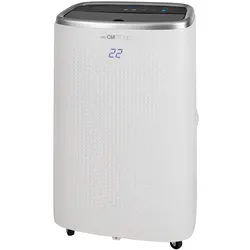 Clatronic Mobiles Klimagerät CL 3750, WiFi-Steuerung, 12000 BTU Kühlleistung, Luftumwälzung bis zu 450 m3/h,  inkl. Fensterabluft-Kit, Energieklasse A