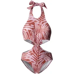 Pepe Jeans für Damen. PLB10550 Roter Badeanzug mit Blattknoten (S), Strandbekleidung, Polyester