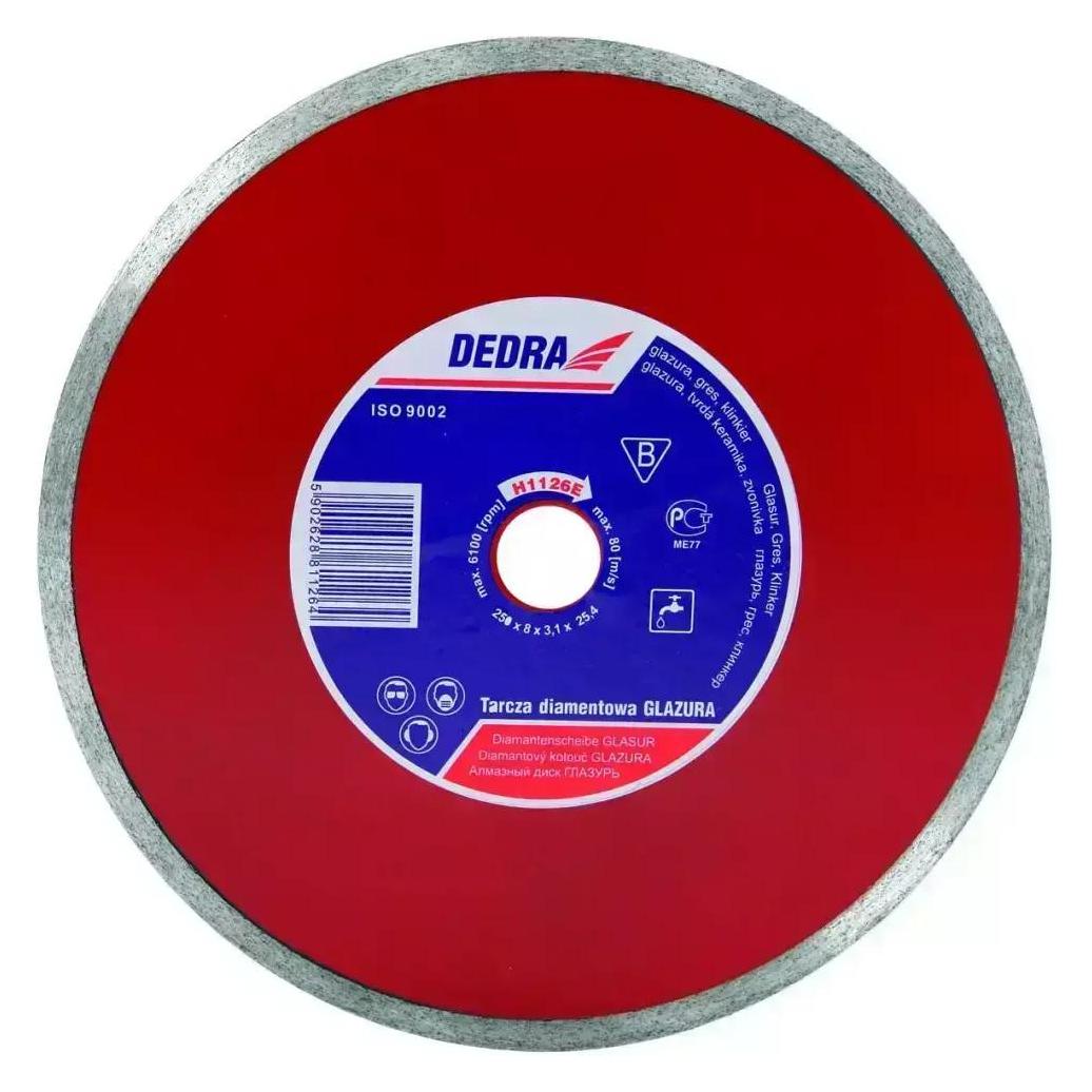 Dedra Diamantschnittscheibe 180 mm/22,2 DICKE 1,9 mm (H1124)