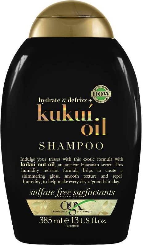 OGX Champú Cabello Anti-Frizz Aceite de Kukui 385 ml