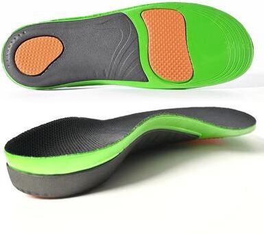 Uplifted Finds Arch Support Insoles For Sports And Flat Feet Shock Absorbing Orthopedic Foot Pads us w(4.59) Us m(47.5) 1 Pair