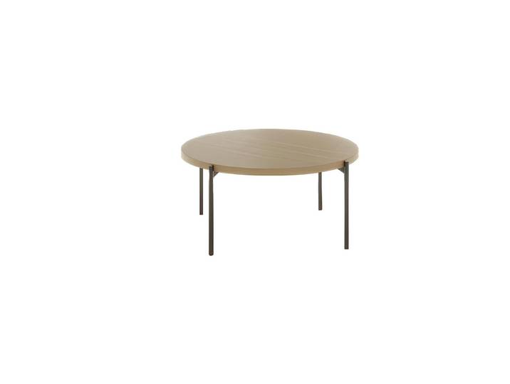 Xlmoebel Couchtisch Eleganter brauner Couchtisch mit schwarzer Holzplatte (Couchtisch), Hergestellt in Europa