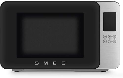 SMEG Micro-ondas com Grill  MOC01BLMEU Collezione  29 L  900 W  Preto Mate