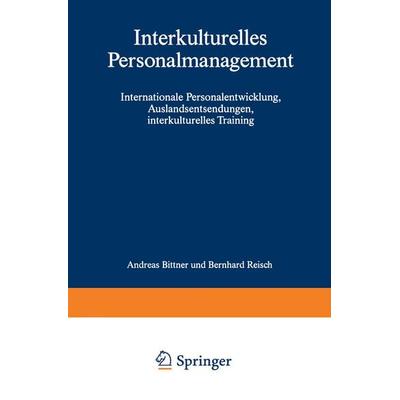 Interkulturelles Personalmanagement, Taschenbuch von Bernhard Reisch, Betriebswirtschaftlicher Verlag Gabler, 978-3-409-18764-0