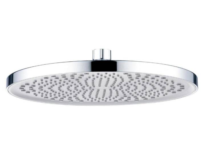 Duschkopf Regendusche Ø260mm 10 Zoll Rund mit Anti-Kalk-Düsen Wassersparend Chrom