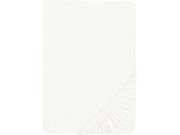 BIBERNA Drap-housse en jersey, 90-200 x 200-220 cm (blanc, 180-200 x 200 cm)