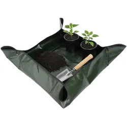 Pflanzmatte Umtopfmatte 100x100 cm Gartenmatte zum Umtopfen Pflanzen Blumen Setzlinge faltbar wasserdicht TQ-P1/100