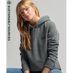 Hoodies SUPERDRY Superdry Damen Kapuzensweatshirt/Hoodie Vintage Logo EMB Hood - Sattes Anthrazit Meliert - XL