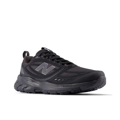 Trailrunningschuh NEW BALANCE "410", Herren, Gr. 44,5, schwarz, Synthetik, Textil, Schuhe, für mehr Grip