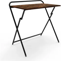 Maclean Multifunktions-Laptoptisch MC-127 B, Notebook Ständer, Schwarz, Braun