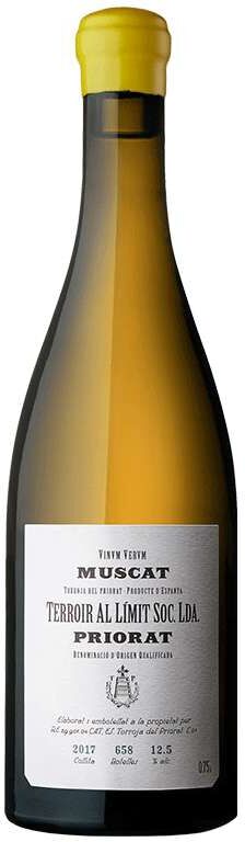 Terroir al Límit Muscat 2017 Vino Blanco D.O. Priorat 75cl - Exquisito vino blanco con notas florales y frescura.