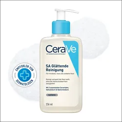 CeraVe SA Glättende Reinigung: mildes Reinigungsgel für trockene, raue und unebene Haut 236 ml