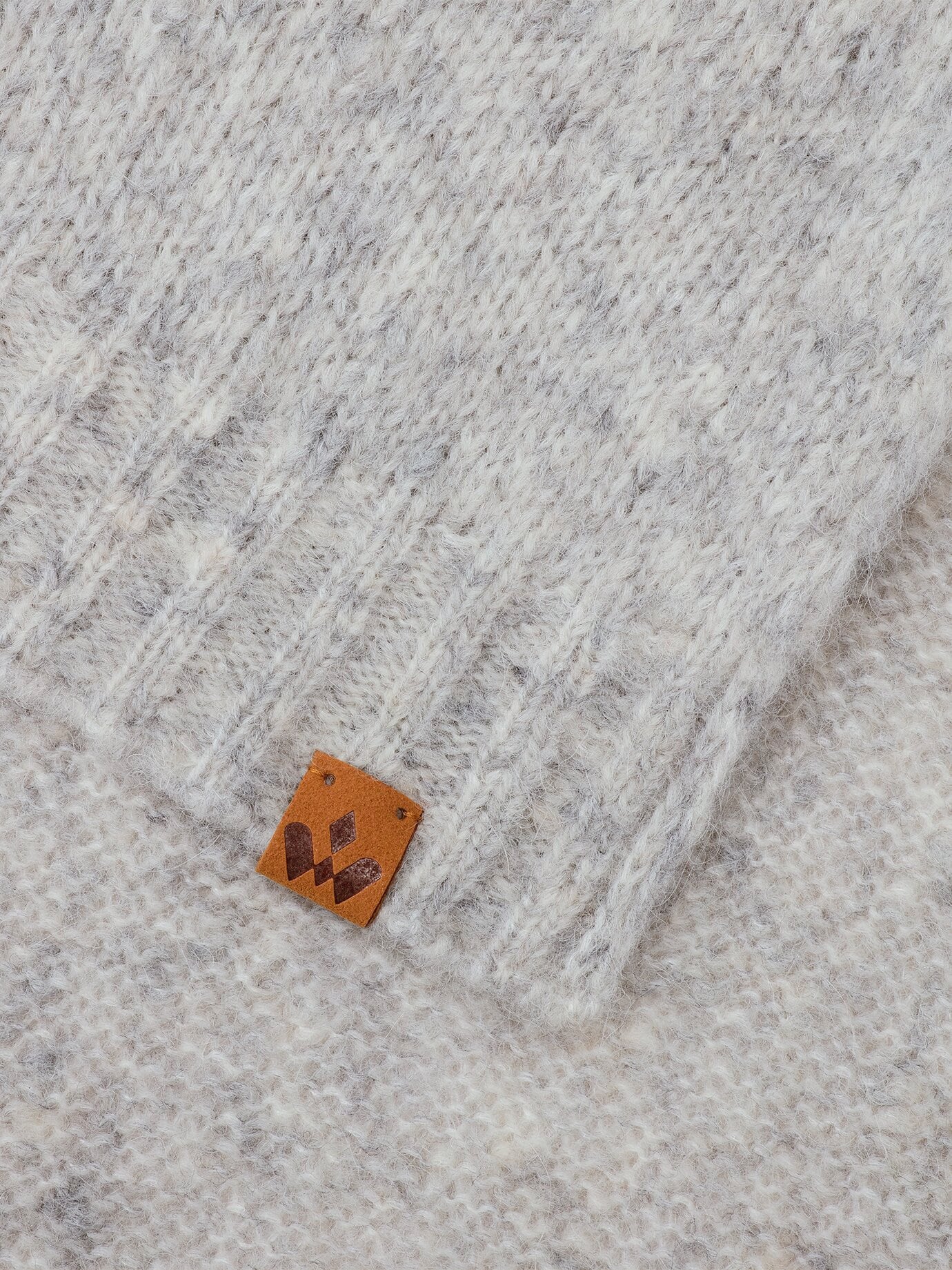 Walbusch Strickschal mit Alpaka, , Farbe Grau, 01, kuscheliges Alpaka wärmende Wolle Damen