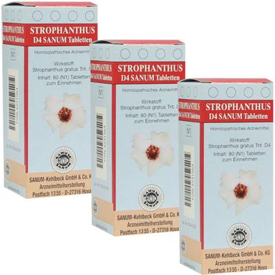 Strophanthus D 4 Sanum Tabletten 3x80 St