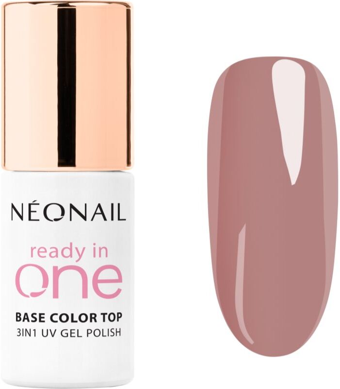 NEONAIL Ready In One 3in1 UV Gel Polish gel nail polish with diamond dust shade 06 One Dusty Rose 7.2 ml