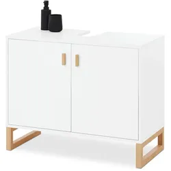 Tchibo - Waschbeckenunterschrank mit 2 Türen - 82,2x40,1x66cm - weiß -