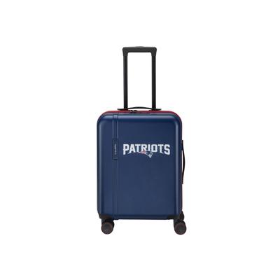 Trolley TRAVELITE "travelite x NFL Koffer Hartschale", Gr. B/H/T: 40cm x 55cm x 20cm 36 l, blau (new england patriots), ABS, Koffer, Unisex Koffer, TSA-Schloss, 4 Doppelrollen, offizielles NFL-Teamdesign