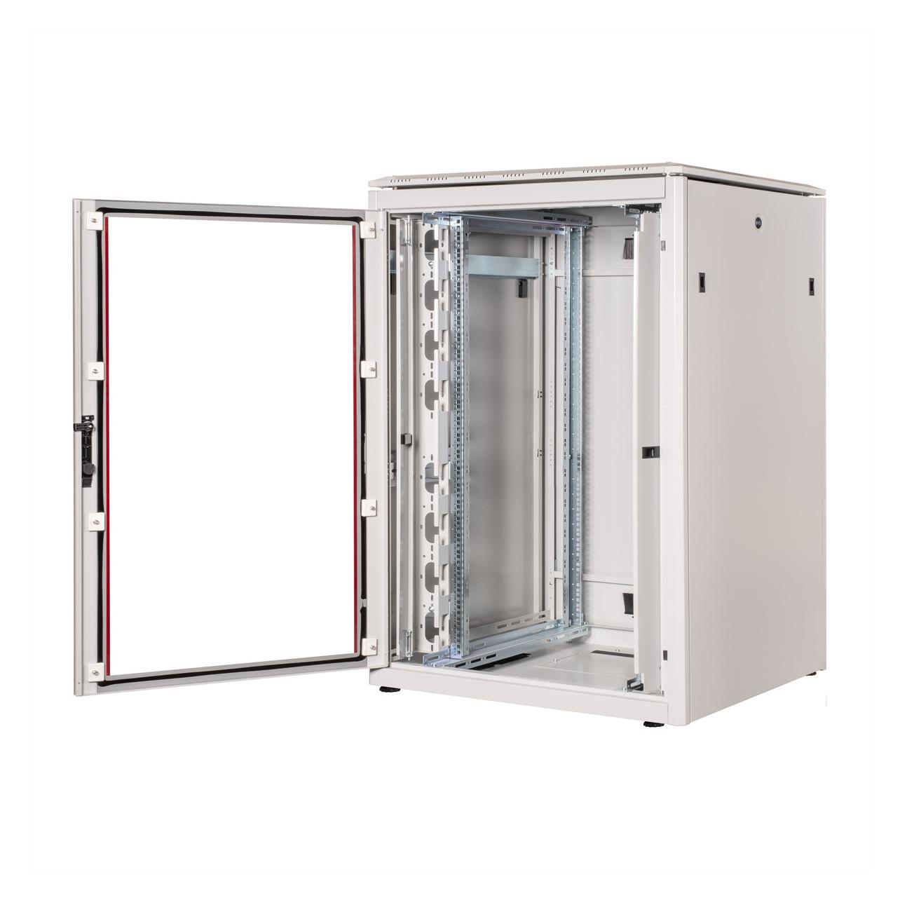 Roline 19-Zoll Netzwerkschrank Pro 22 HE (22 HE, 19 Zoll Rack) (26.21.0051)