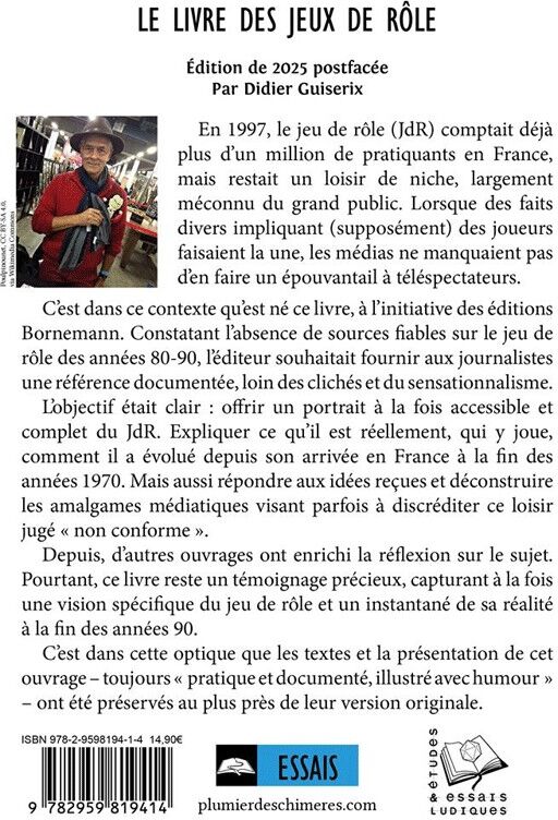 Le Plumier des Chimères Le livre des jeux de rôles