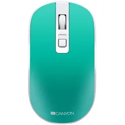 Canyon MW-18 Kabellose wiederaufladbare Maus mit geräuschlosen Tasten, Drahtlose 2,4-GHz-Verbindung über USB-Empfänger