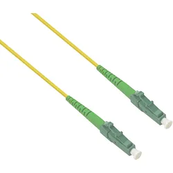 helos LWL OS2 Patchkabel Simplex LSZH 2,0mm LC/APC-LC/APC gelb 10m
