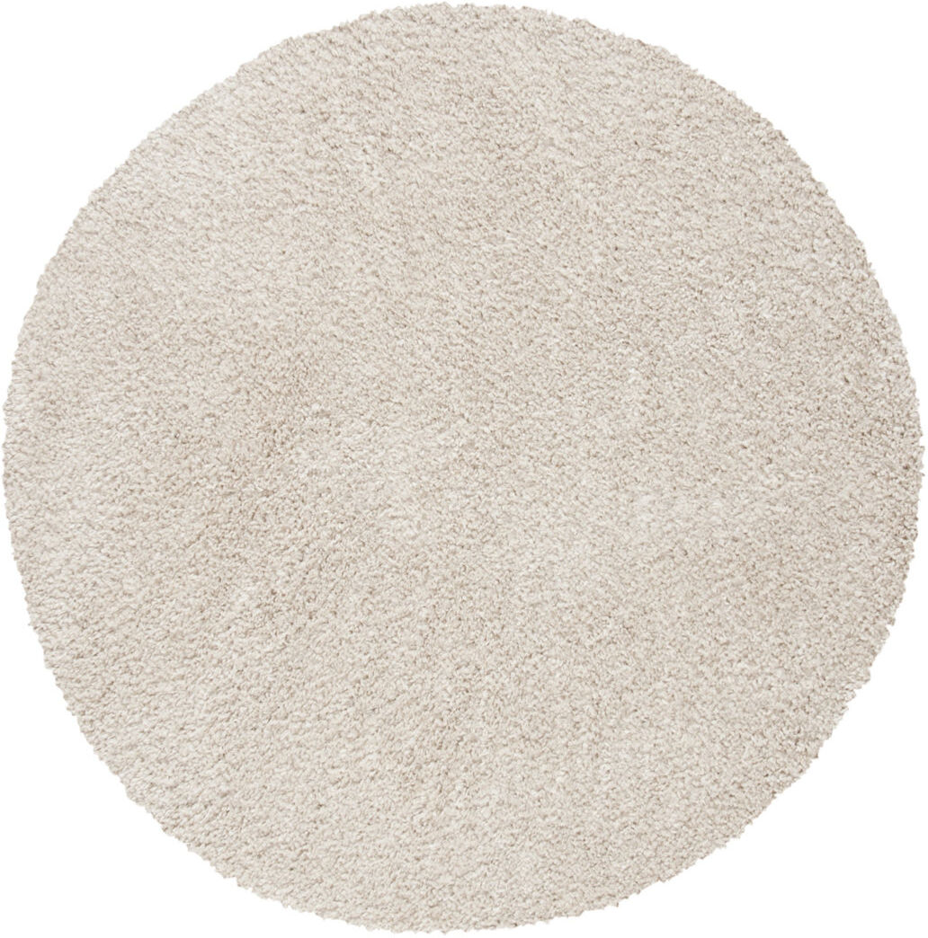 Mack + Milo Peake Shaggy Area Rug Beige Round 160 cm