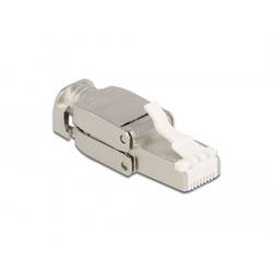 Delock 86926 RJ45 Stecker Cat.6 STP werkzeugfrei 86926 RJ45 Stecker Polzahl Sensoren 8P8C Zink 1 St.
