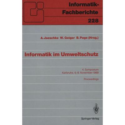 Informatik im Umweltschutz, Taschenbuch von , Springer Berlin, 978-3-540-51887-7