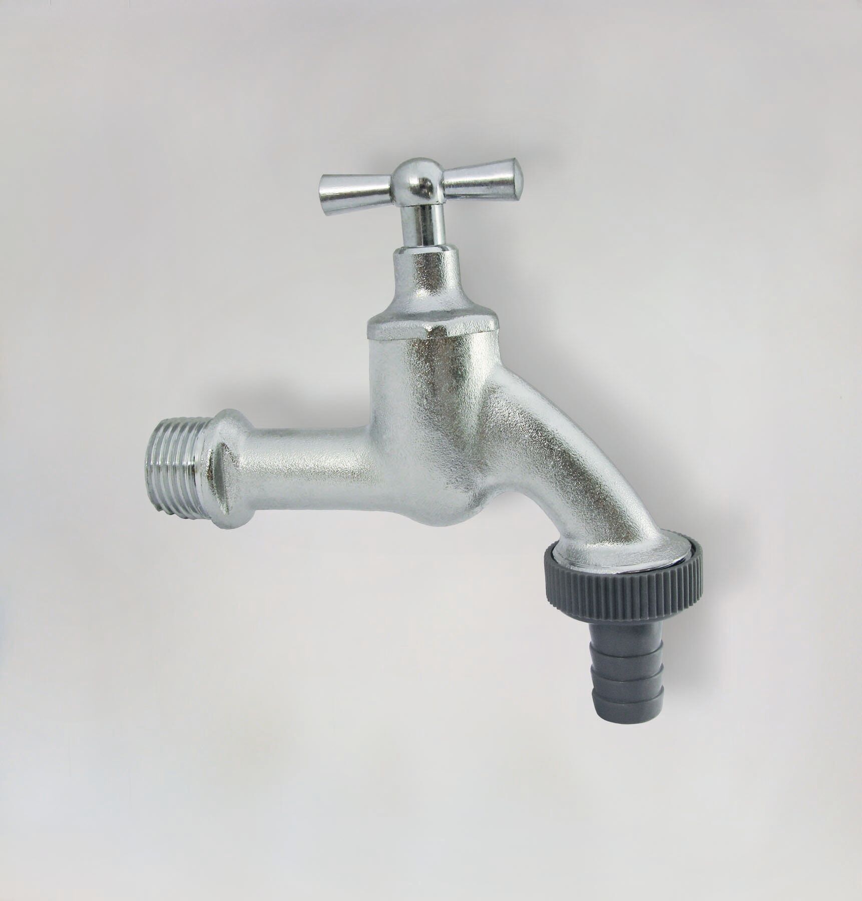 Vanne de sortie Fukana avec poignée à genouillère 52121-N 1/2", chrome mat