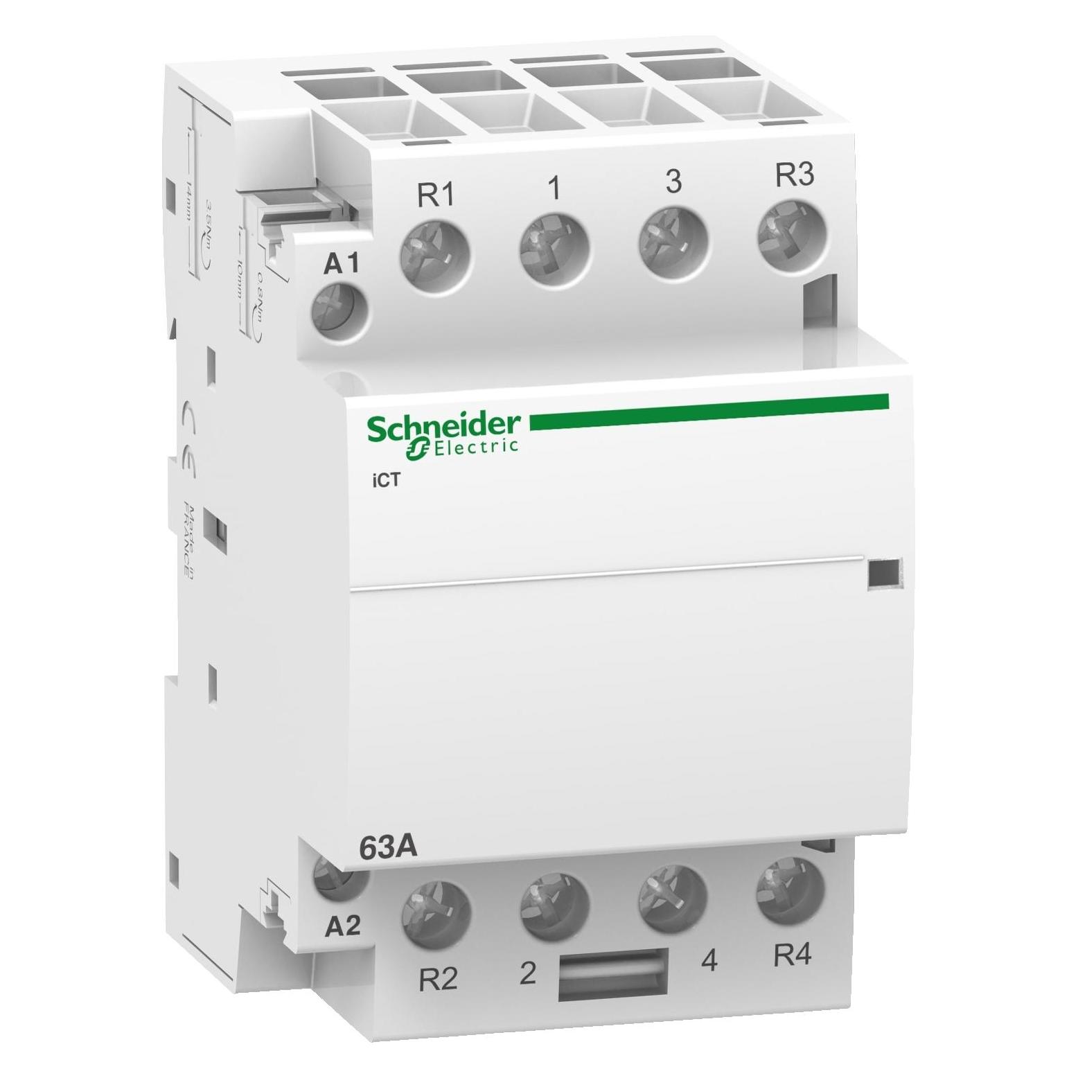 Schneider Electric SE A9C20868 Inst.Schütz ICT 2S+2Ã 63A 220-240VAC (A9C20868)