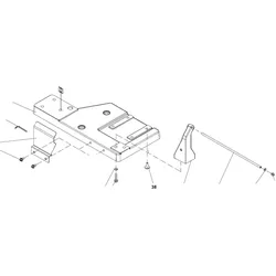 PROXXON 27094-38 Innensechskantschraube inkl. Scheibe für Dekupiersäge DS460