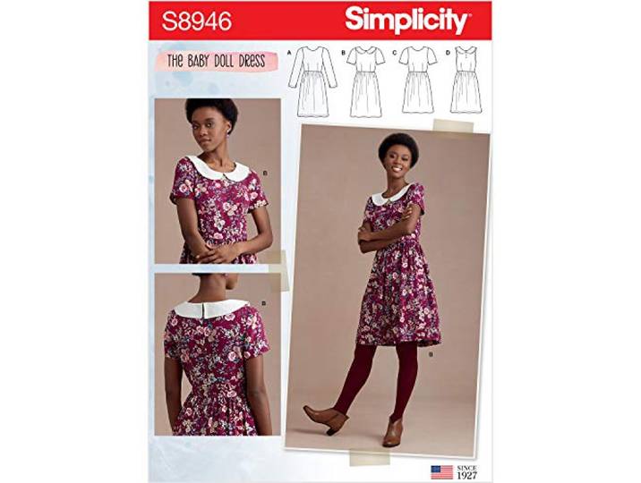 SIMPLICITY Naaipatroon S8946 Misses' Jurken, Papier, Wit, diverse