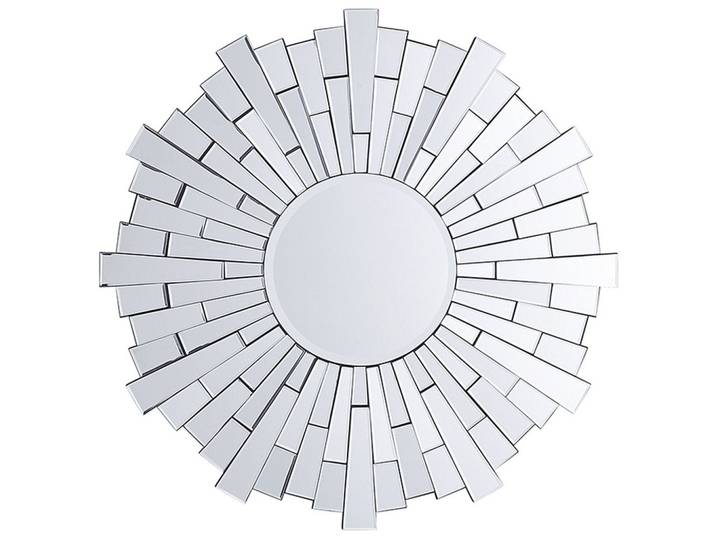 WANDSPIEGEL silber 70 cm rund Vire