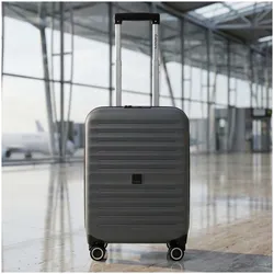 Gallantry Hartschalen-Kabinettrolley La Compacte, Koffer, Grau
