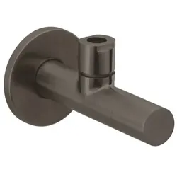 Herzbach Design iX PVD Eckventil 21.954780.1.40 mit Rosette, Black Steel