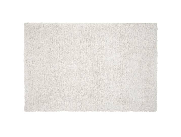 Teppich Luxury Shaggy weiss Einfarbig Polypropylen 160 x 230 cm - Teppich