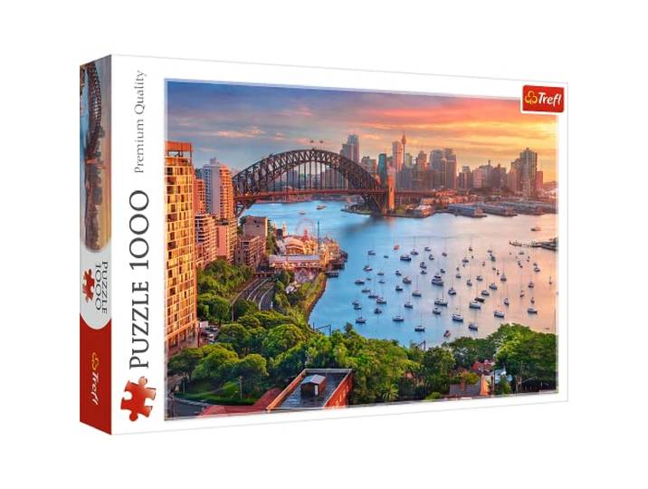 Trefl - Puzzels 1000 Stukjes, Sydney, Australië, Klassieke Puzzels