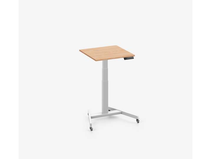 FOKUS Single Schreibtisch Weiß Buche 60x60