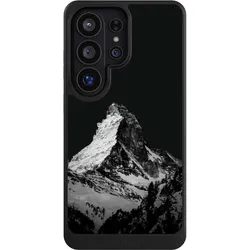 Nivocase Hülle für Samsung Galaxy S26 Ultra Handyhülle NIVOcore Case Schwarz Alpspitze Berg Schnee (Samsung Galaxy S26 Ultra), Smartphone Hülle, Schwarz