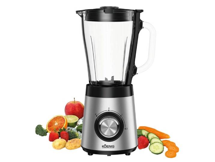 Koenig Basic Line Standmixer mit 1,5 Liter Glaskrug