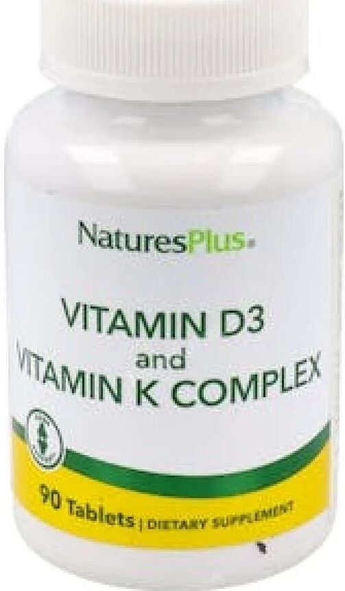 NaturesPlus Vitamina D3/Vitamina K2 90 caps