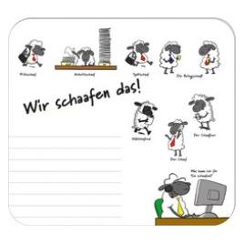 Rnk 46654 - Mousepad Block "Mausi", 240 x 220 mm, 30 Blatt, 1 Stück (46654)