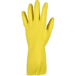 Latex-Haushaltshandschuhe "BASIC" gelb - 7 (S)