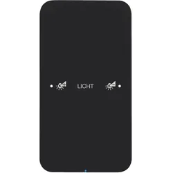 Berker 75141165 Touch-Sensor 1fach Komfort R.1 Glas konfiguriert, schwarz