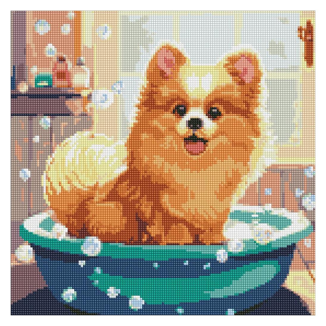 Ideyka Diamond Painting - Gewürze mit Rahmen 30 x 40 cm (AMO7800)