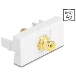 DELOCK 90859 - Easy 45 Modul Cinch Buchse zu Cinch Buchse