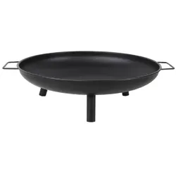 Lex Feuerschale Griff Füße Stahl Lagerfeuer Grill Feuerstelle Holzfeuerschale Ø 80cm : Ø 80 cm