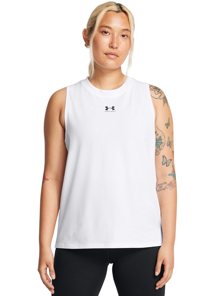 Under Armour Top in Weiß - S