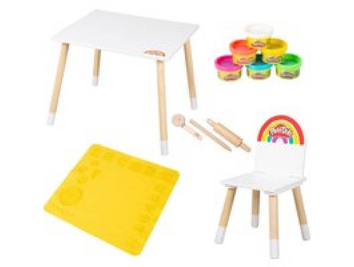 Sitzgruppen-Set Play-Doh 12-teilig weiß/natur