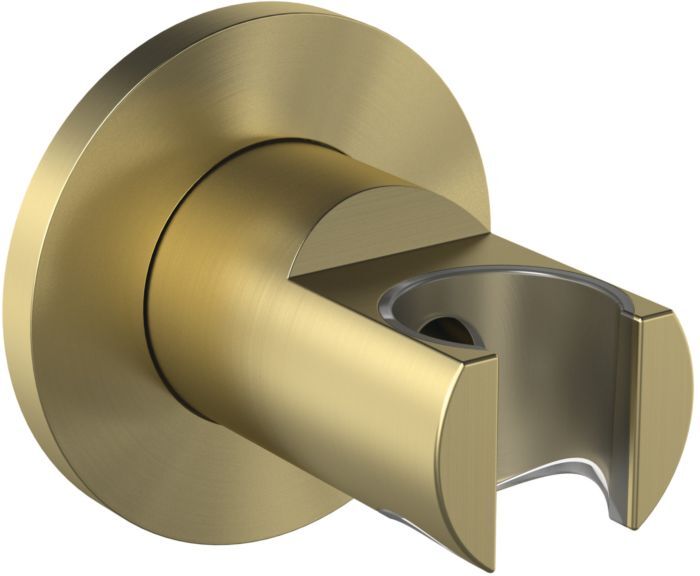Ideal Standard Atelier Brausehalter BC806A2 rund, aus Metall, fix, Brushed Gold